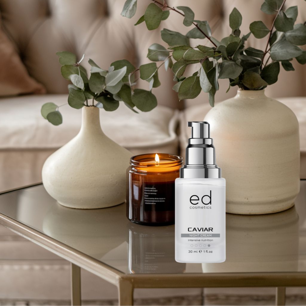 ED COSMETICS Caviar Nachtpflege – Lifting -ANTI-AGING - Konzentrat für reife & trockene Haut