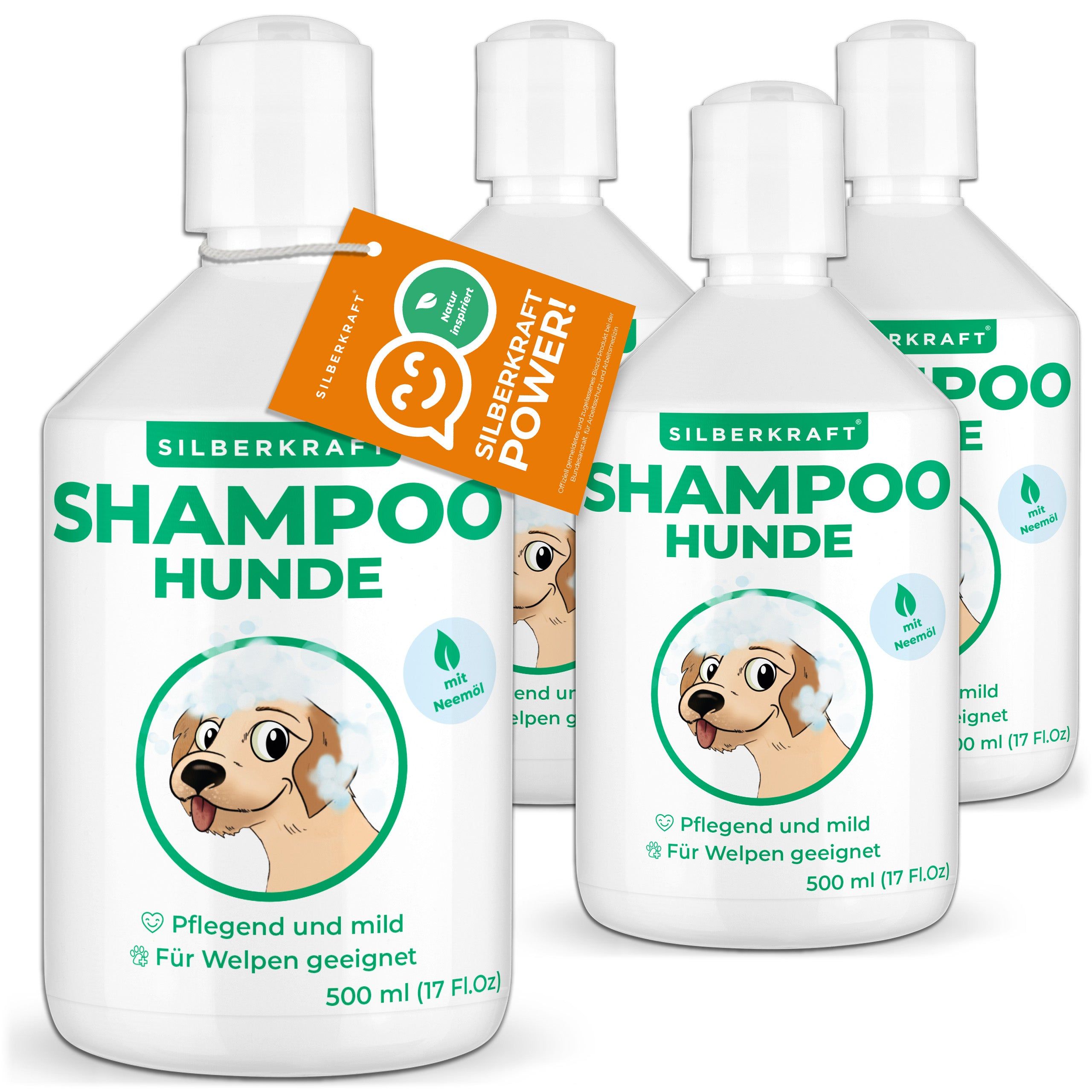 SILBERKRAFT Neemöl Hundeshampoo