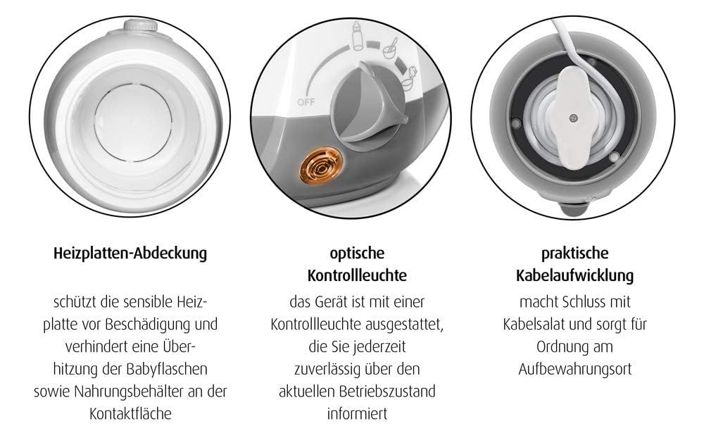 reer Babykostwärmer Simply Hot für Fläschchen und Gläschen, mit Warmhaltefunktion