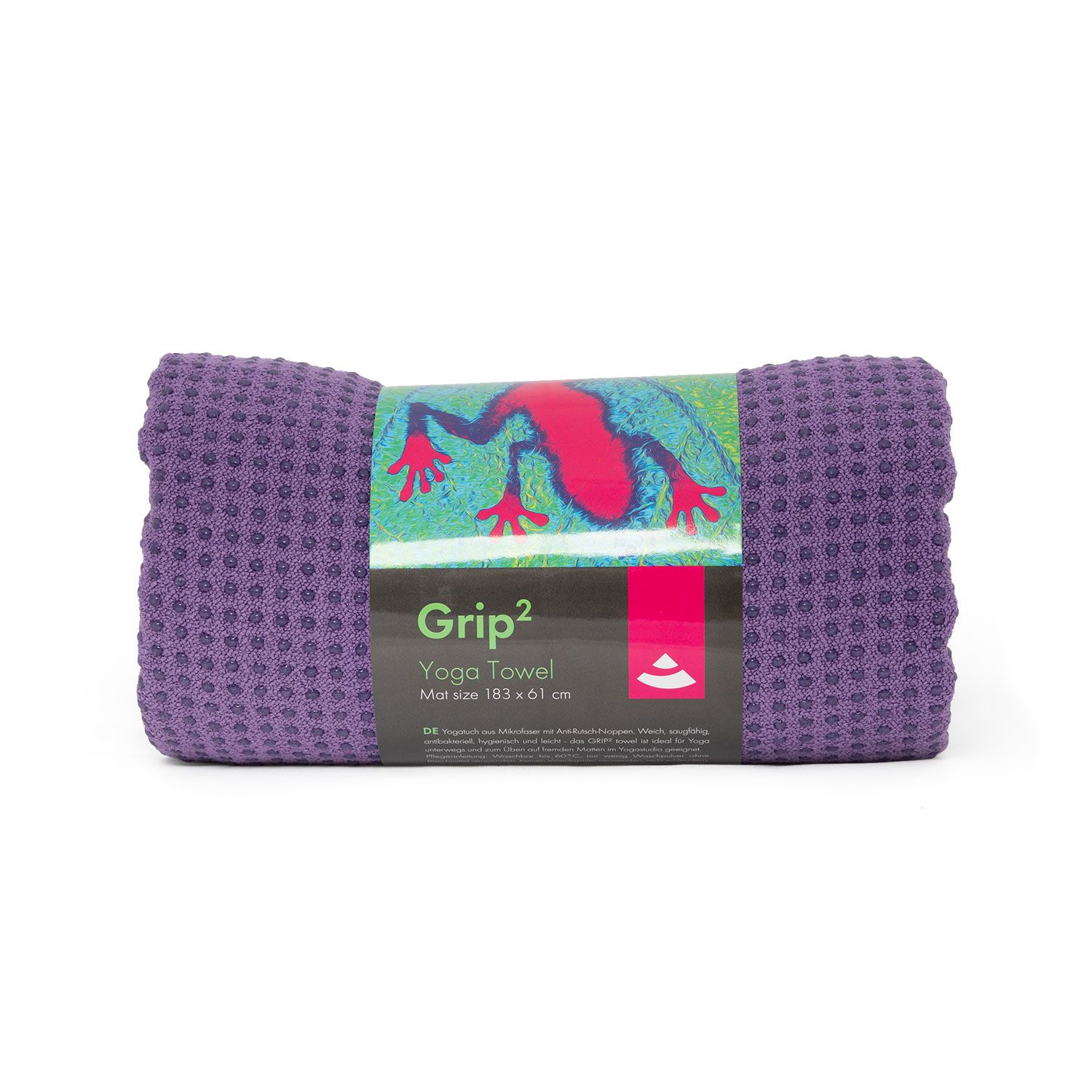 GRIP² Yoga Towel mit Antirutschnoppen, lila 905-L
