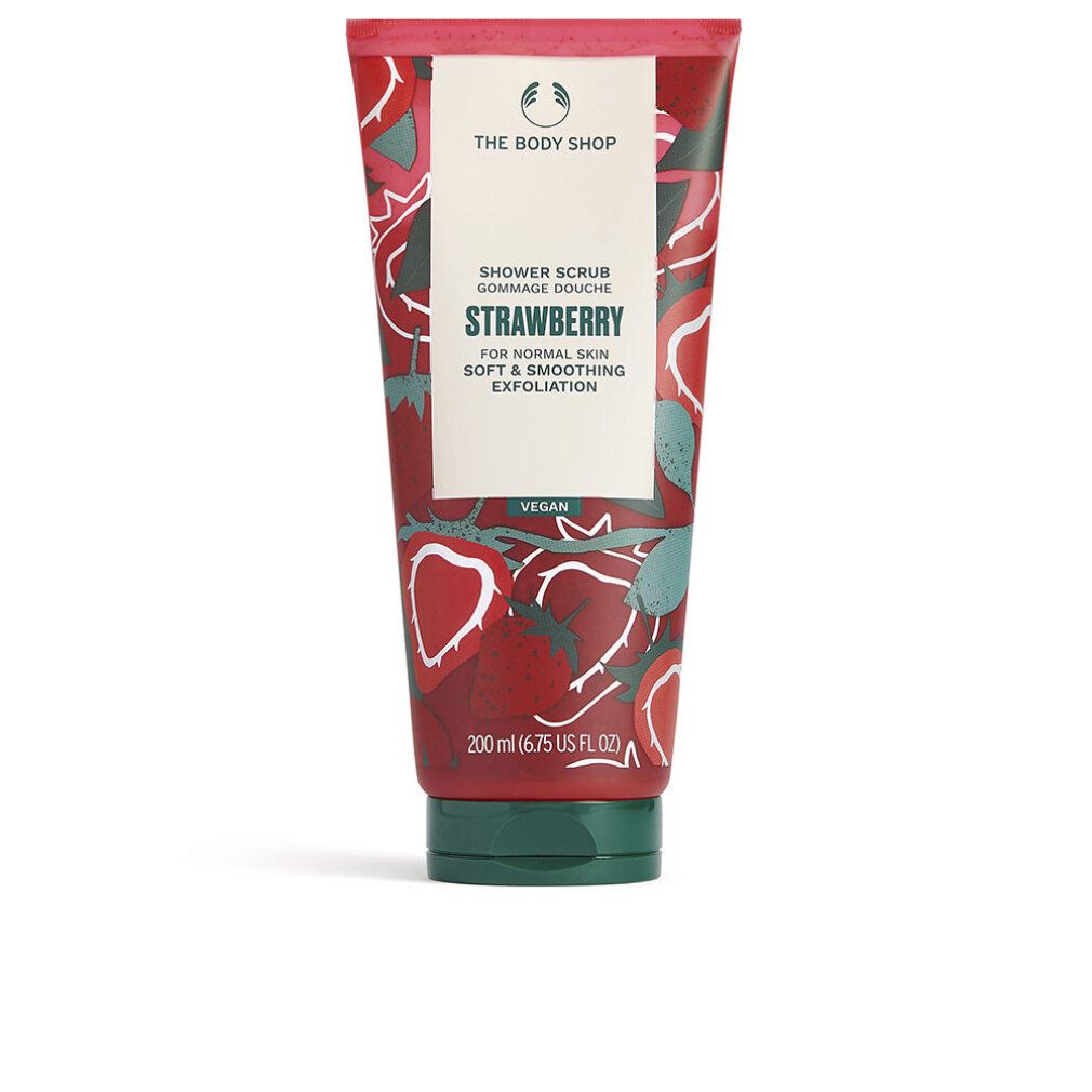 strawberry shower scrub