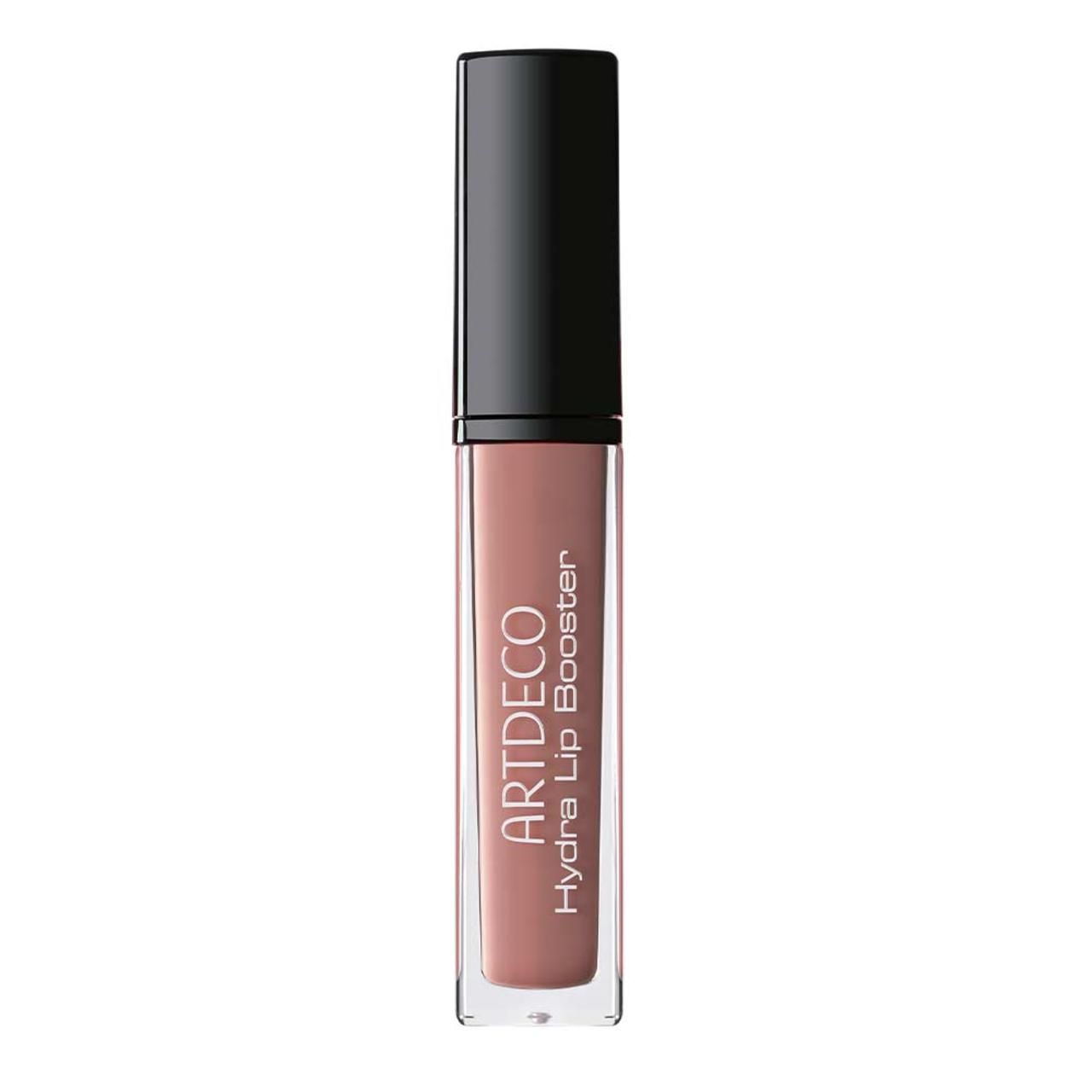 Artdeco Hydra Lip Booster. Transparente Tube mit schwarzem Deckel. Produkttext.