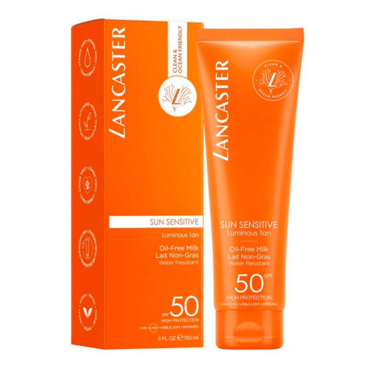 Lancaster Sun Sensitive Luminous Tan Oil-Free Milk Spf50