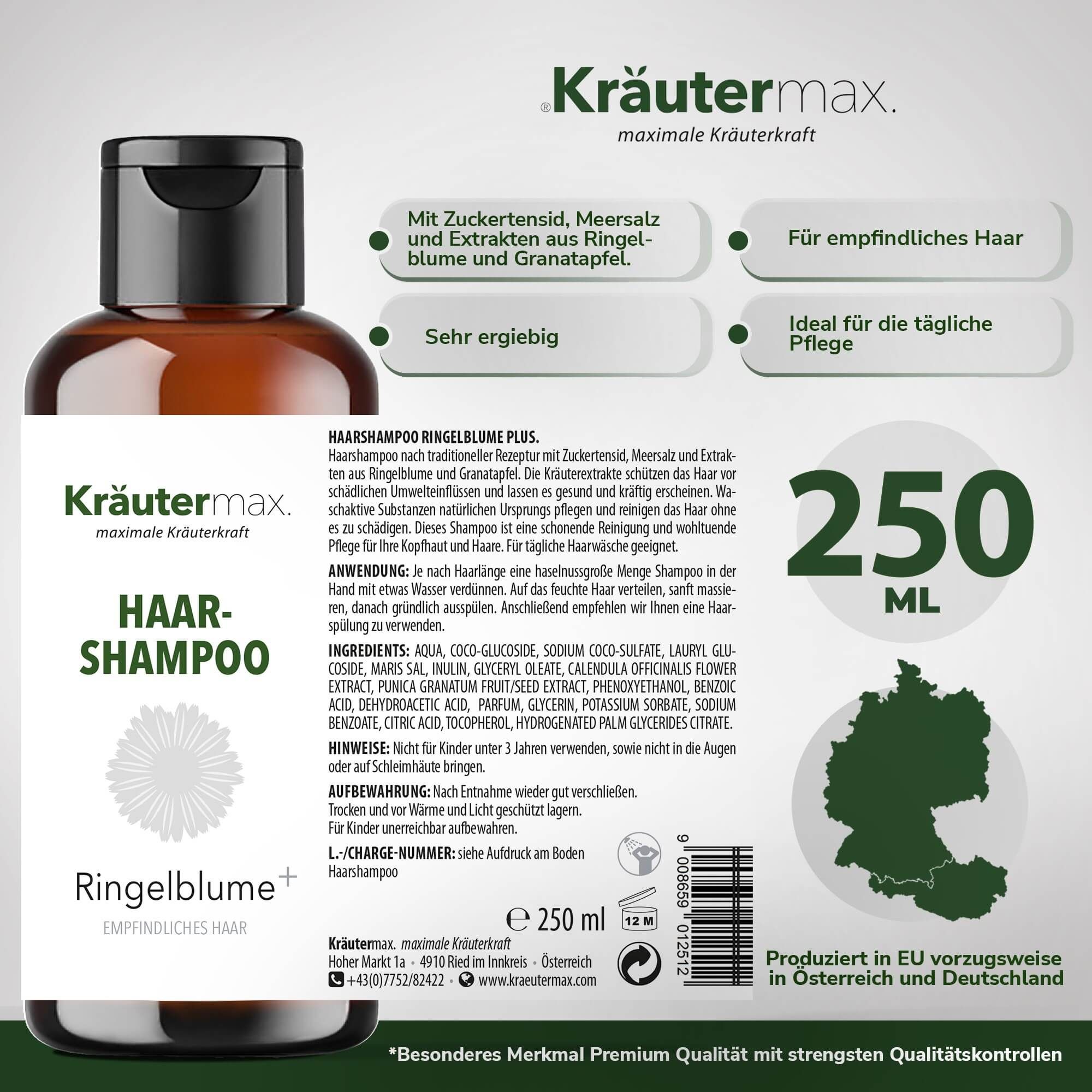 Kräutermax Ringelblume Shampoo
