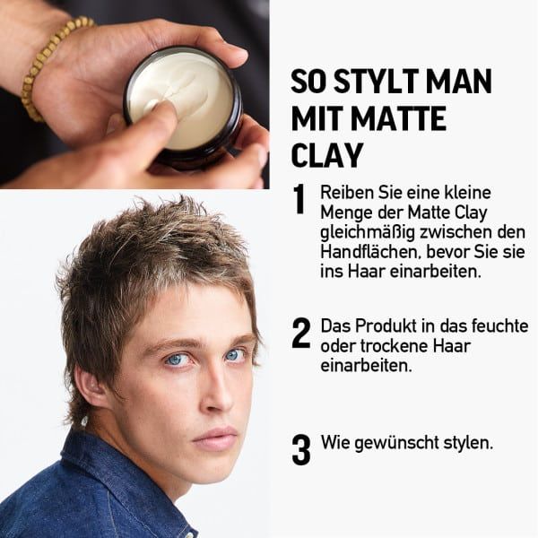 AMERICAN CREW Matte Clay Haarwachs