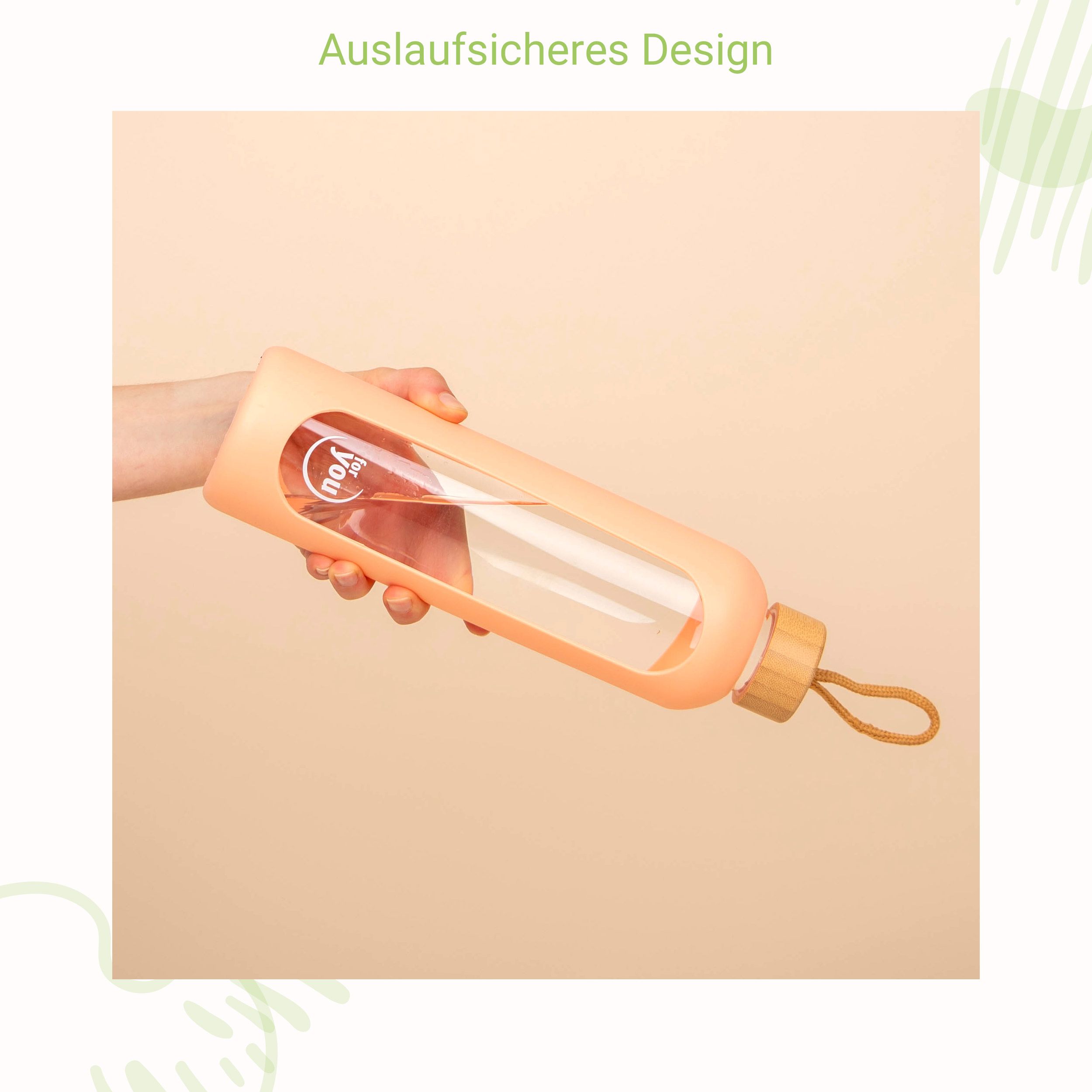 for you Nachhaltige Trinkflasche Dreierpackpack