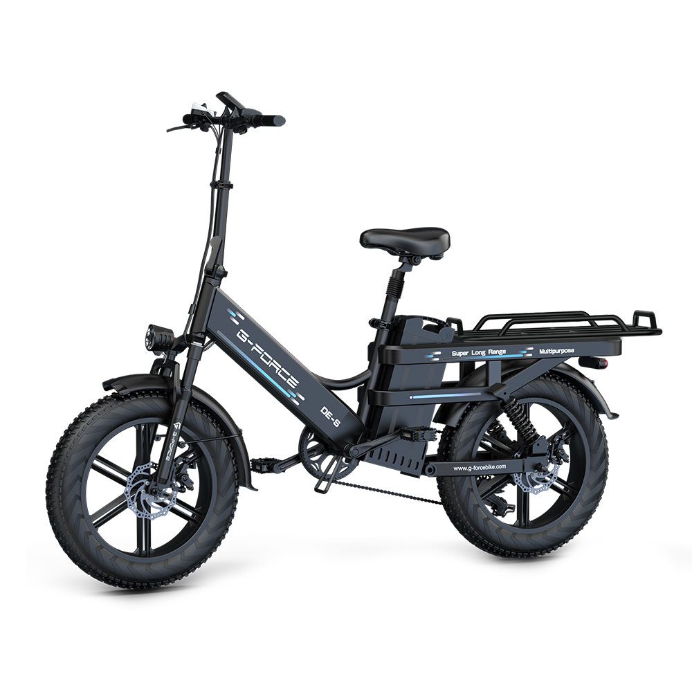G-FORCE DE-S Elektrisches Lastenrad, 48V 45Ah Akku, Doppelfederung