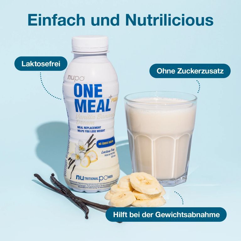 nupo One Meal +Prime Shake Vanilla Banana Dream