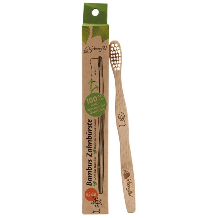 Birkengold Bambus Zahnbürste Kinder