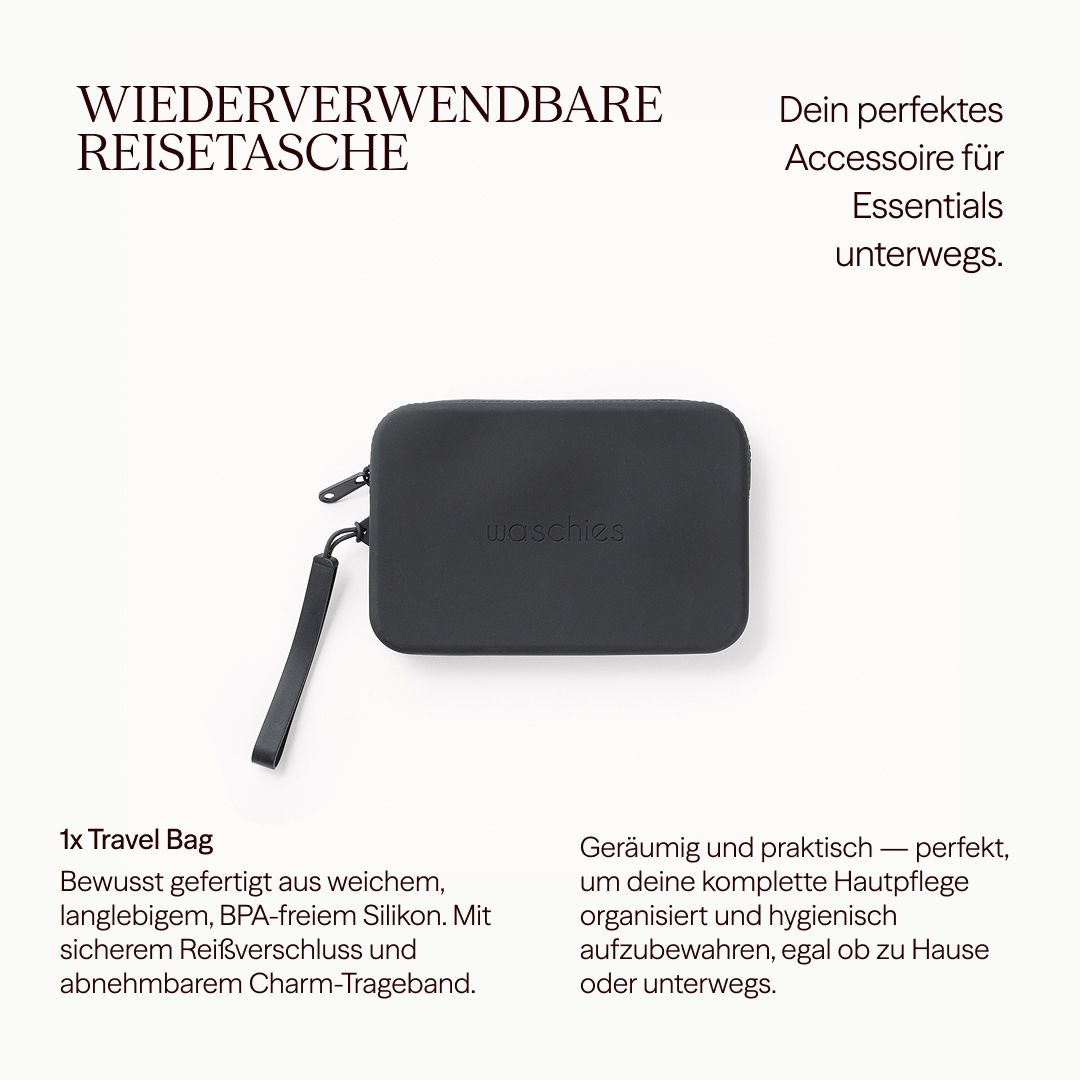 Waschies wiederverwendbare Kosmetiktasche - Medium