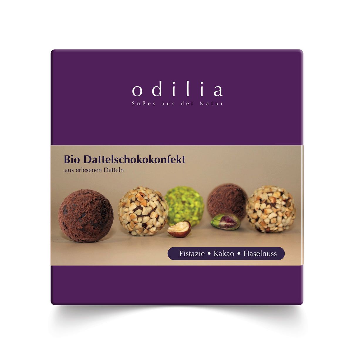 odilia Bio Dattel Schokokonfekt