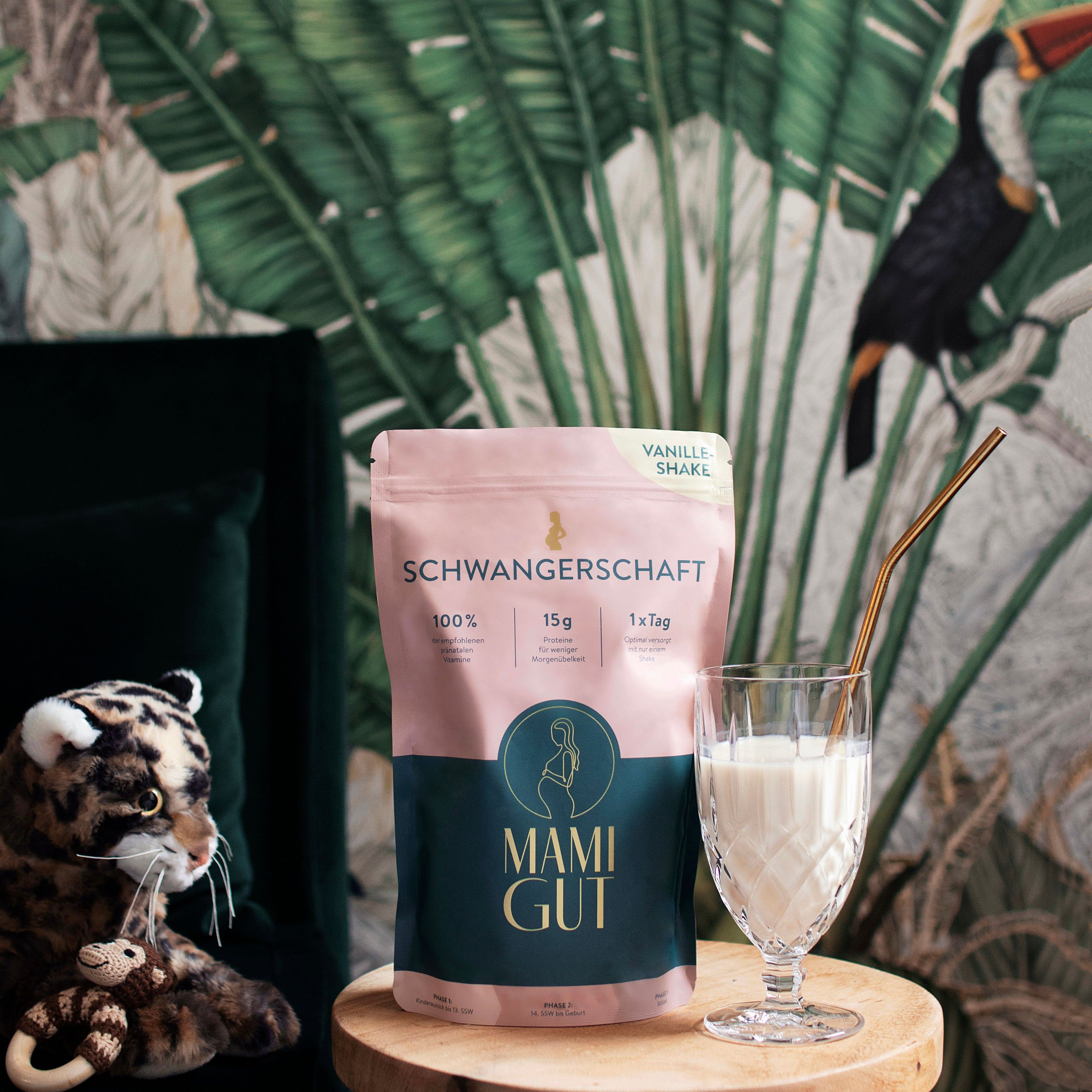MamiGut Schwangerschaft  Monatspaket + Shaker