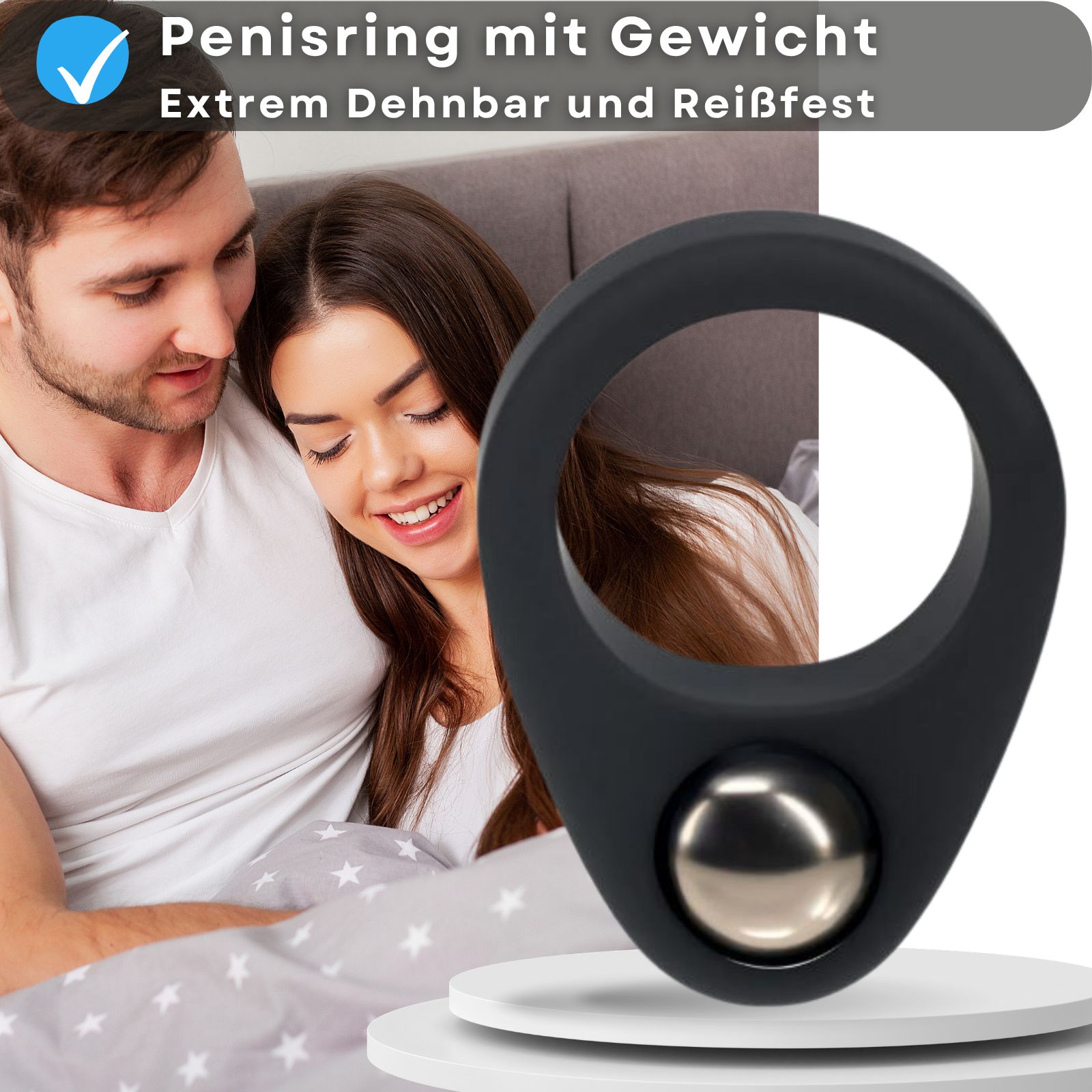 Lovelyness - Penisring mit Gewicht - Heavy - S