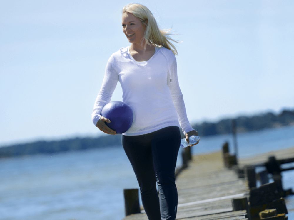 SISSEL® Pilates Soft Ball blau, Ø 26 cm