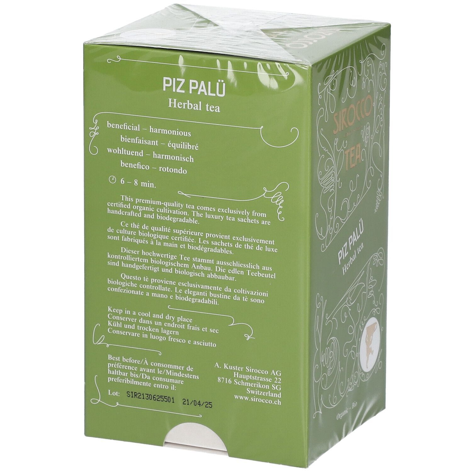 Sirocco Tee Piz Palü Bio Kräutertee