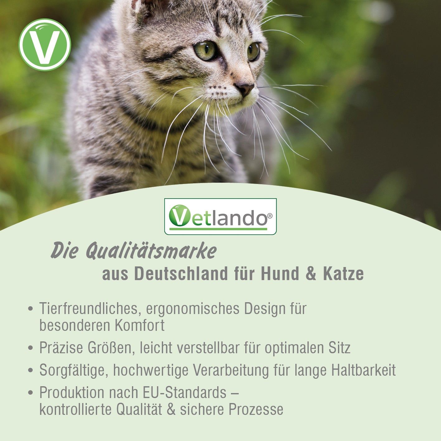 Vetlando Kokolaurin Zecken- & Floh-Halsband für Katzen