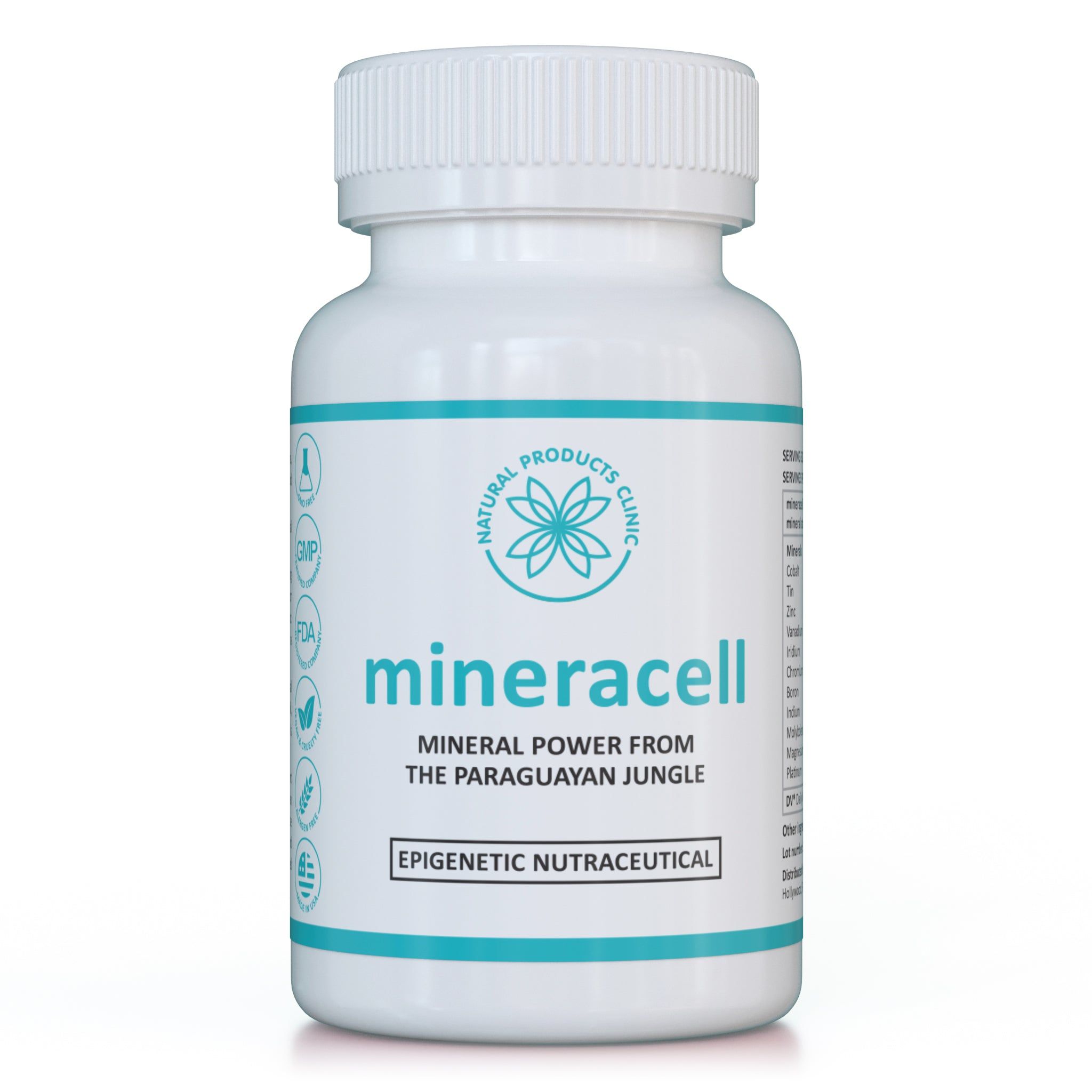 Natural Products Clinic Mineracell – Mineralstoffkomplex mit über 37 Mineralstoffen