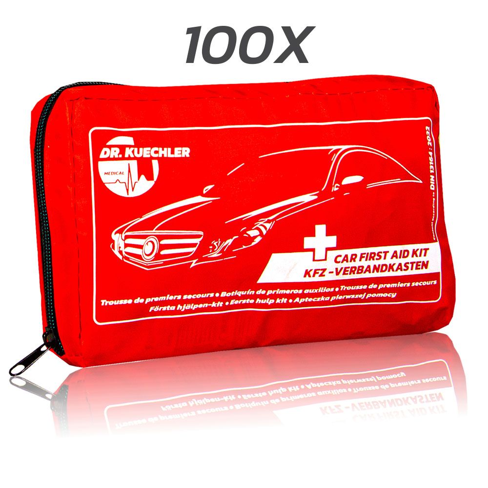 KFZ Verbandskasten – Auto Verbandtasche – Erste Hilfe Set – Dr. Kuechler Medical® – EU konform