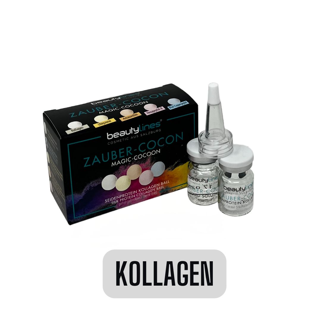 beautylines Zauber Cocon gefriergetrockneter Seidenprotein Kollagen Ball