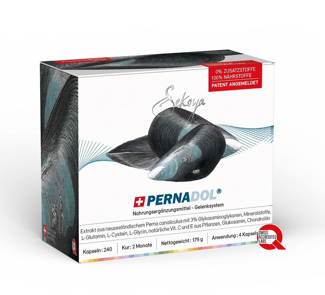 Sekoya Swiss - Pernadol | Perna canaliculus, Glucosamin, Chondroitin | Gegen Arthrose