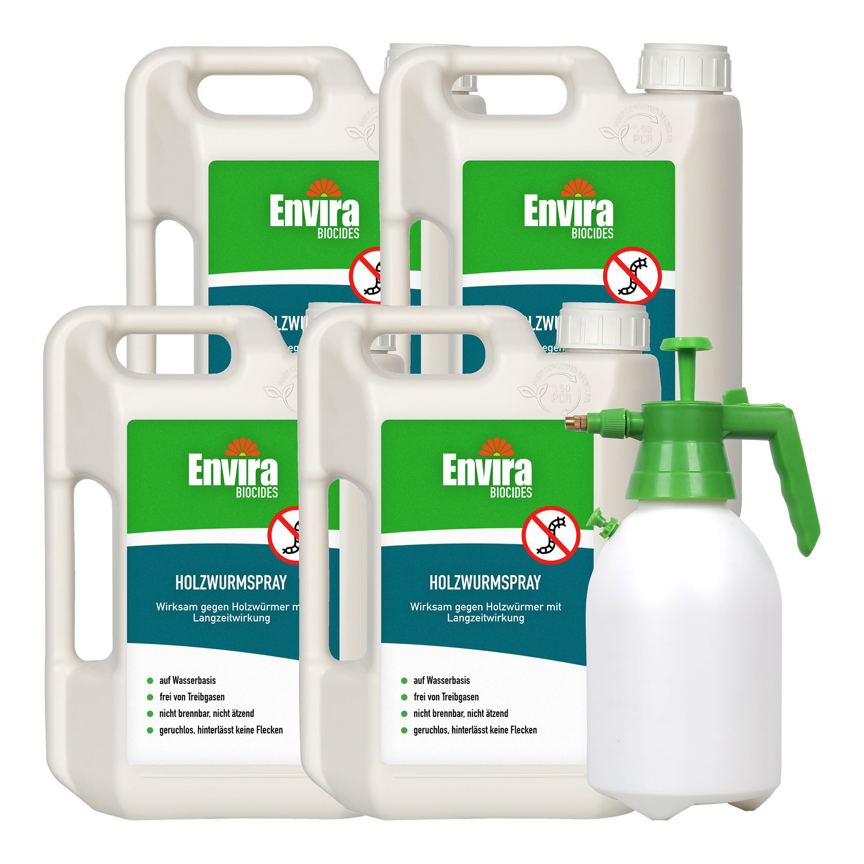 Envira Holzwurmspray mit Drucksprüher