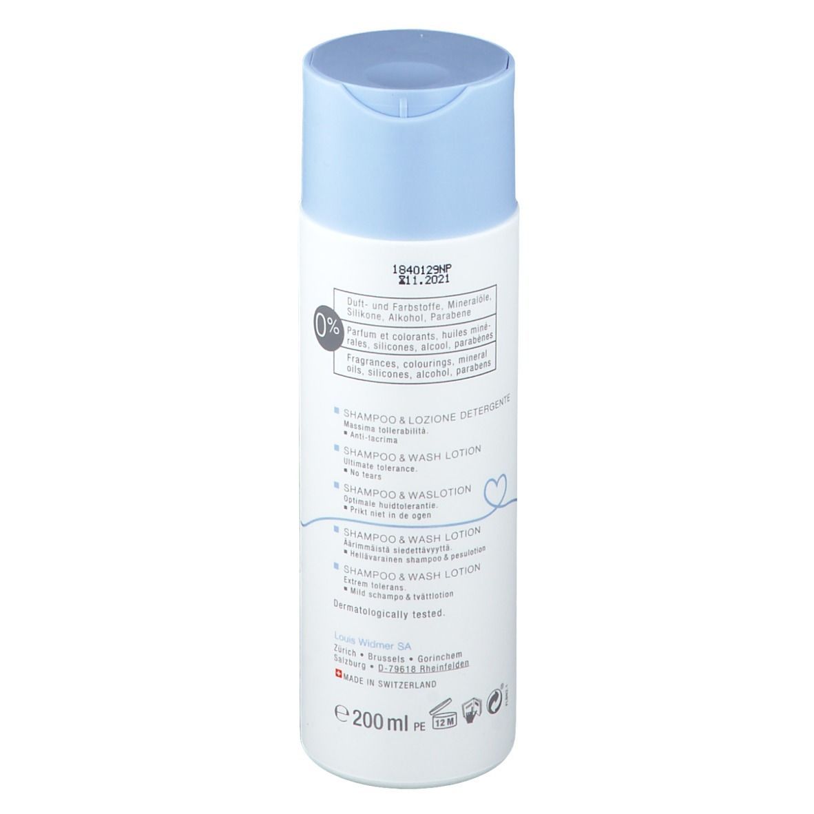 Louis Widmer BabyPure Shampoo und Waschlotion