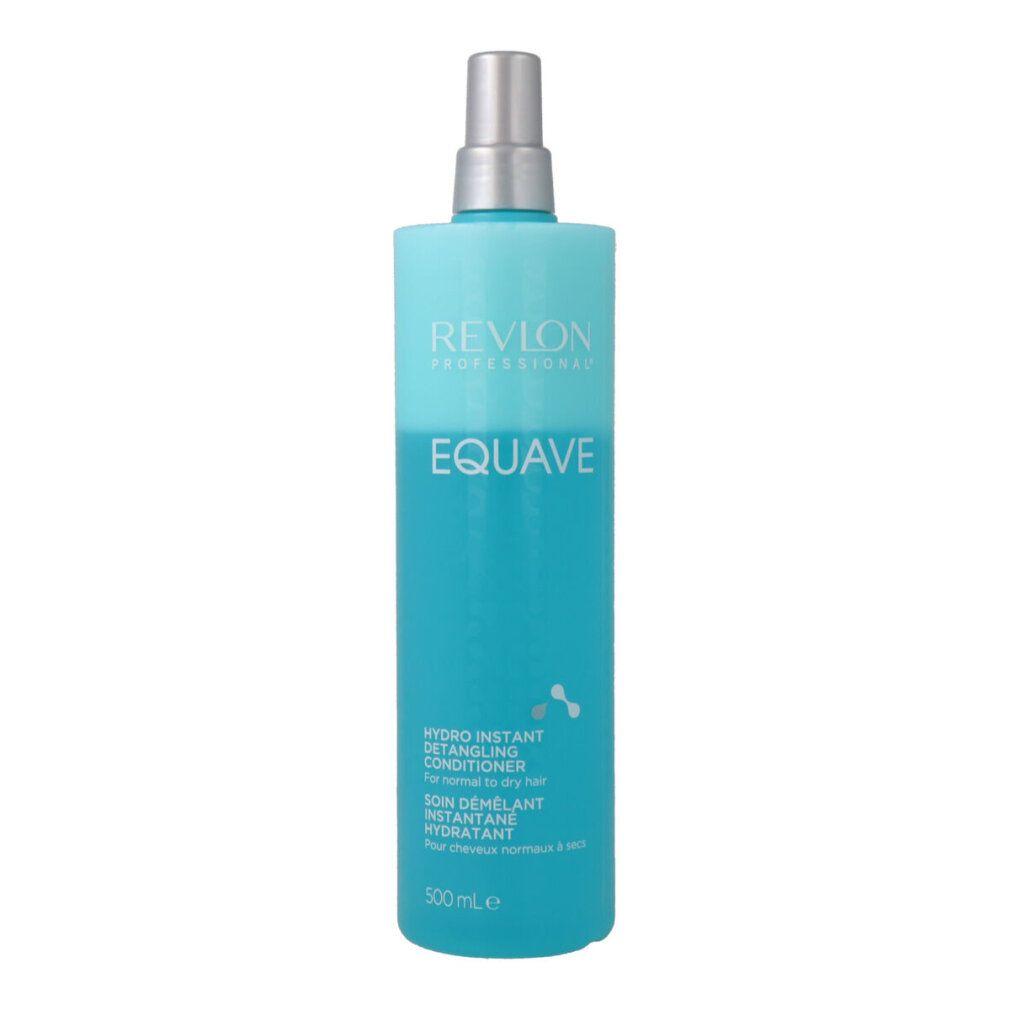 Revlon Equave Hydro Instant Detangling Conditioner, 500 ml Flasche mit Sprühkopf.