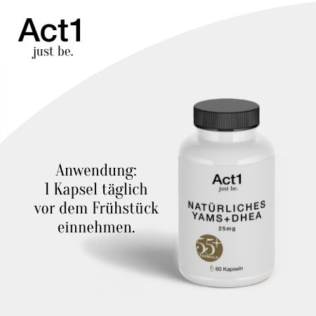 Natürliches Yams+DHEA 25 mg - Act1 just be.