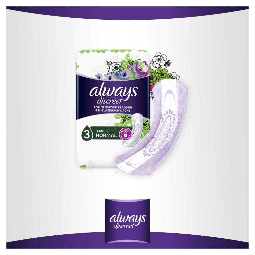 always - Monatspack Inkontinenz Einlagen "Discreet Normal"