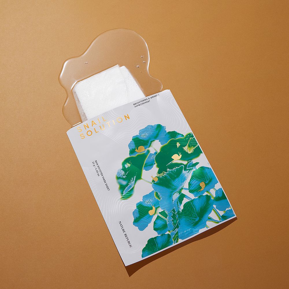 NATURE REPUBLIC Snail Solution Skin Booster Sheet Face Mask