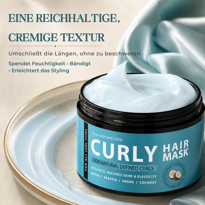 TALIA - Keratin-Haarmaske für Locken