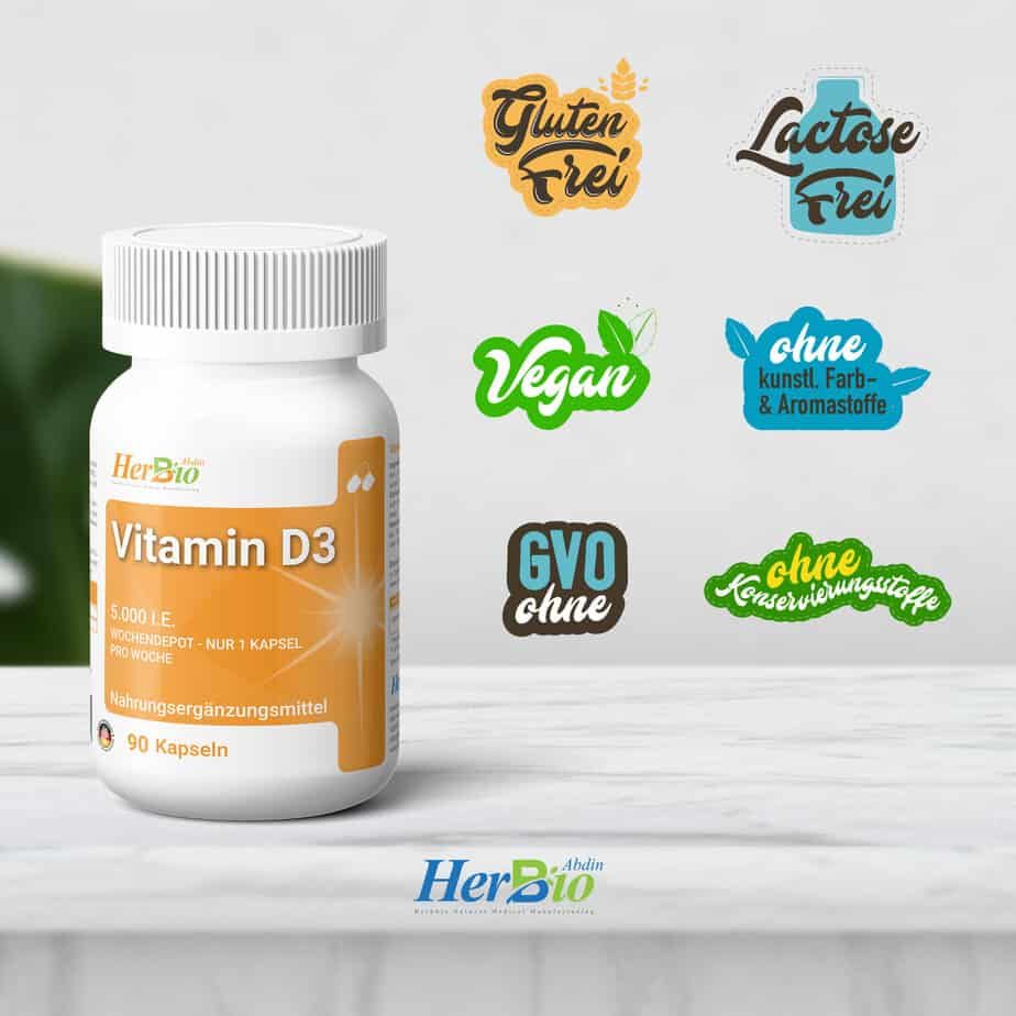 HerbBio Vitamin D3 5000 I.E