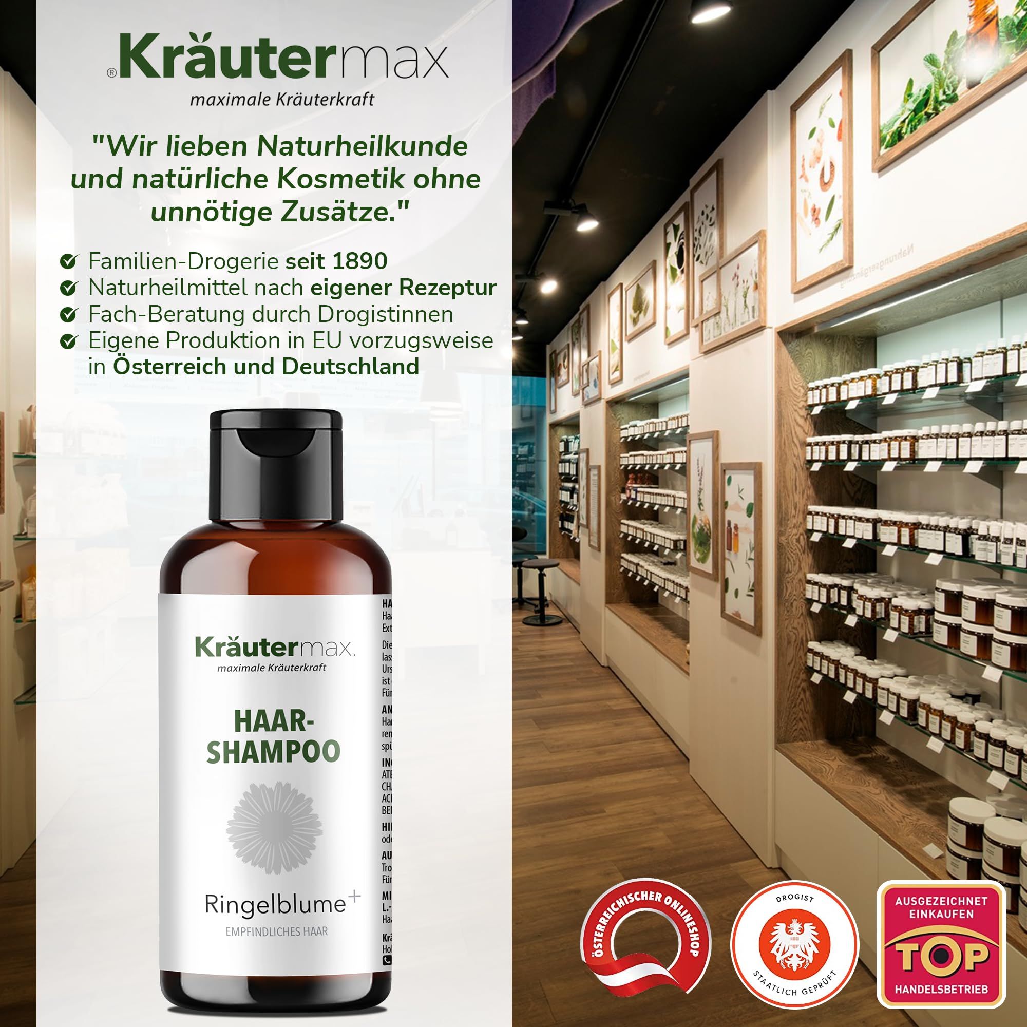 Kräutermax Ringelblume Shampoo
