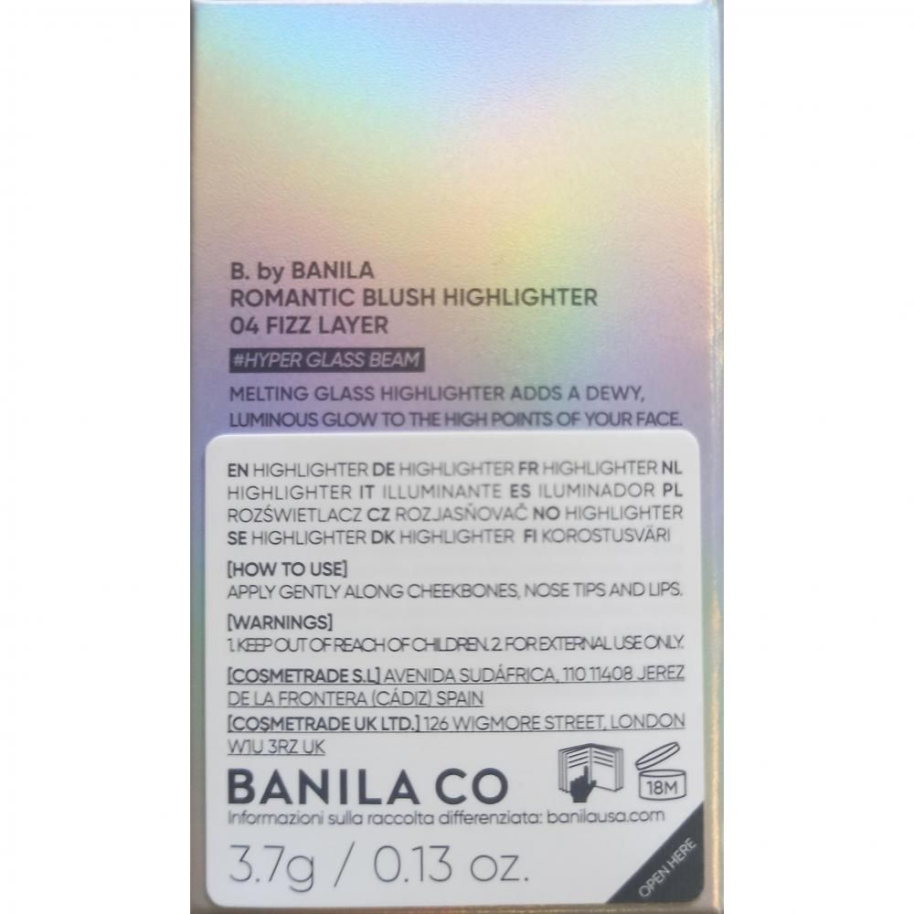 BANILA CO Romantic Blush Highlighter – 04 Fizz Layer