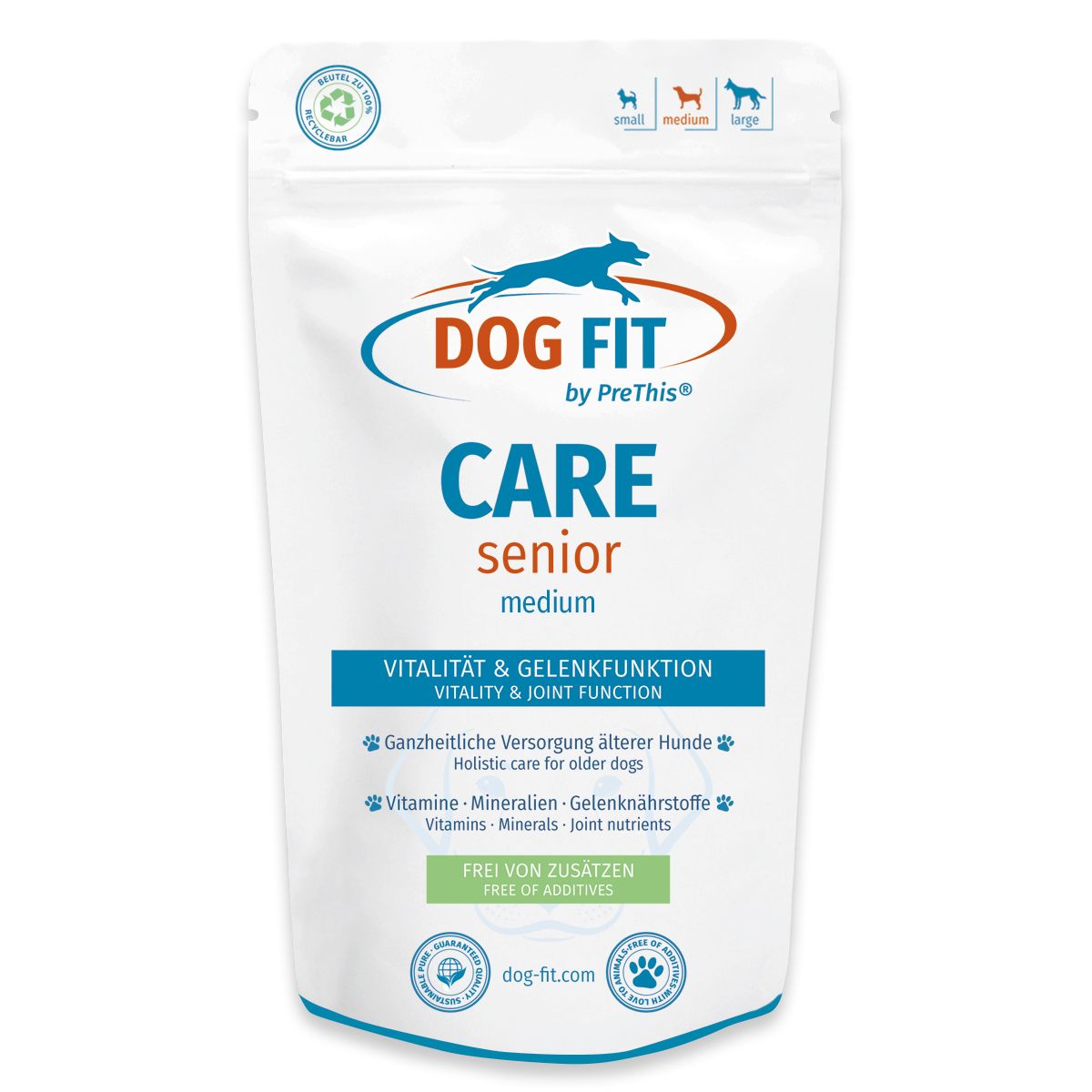 DOG FIT by PreThis® CARE senior » Ergänzung für ältere Hunde (medium)