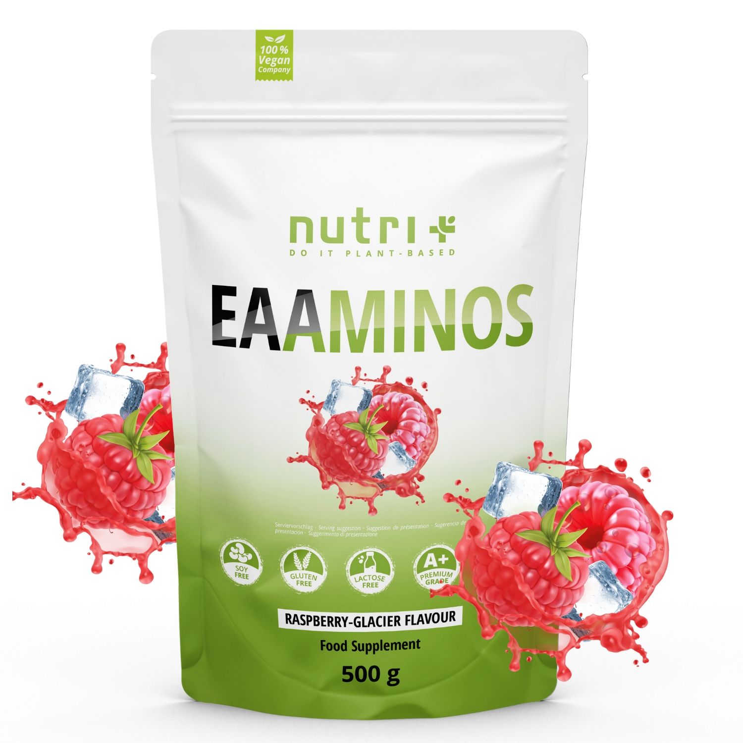 nutri+ Instant EAA Pulver 500g Komplex - Essentielle Aminosäuren