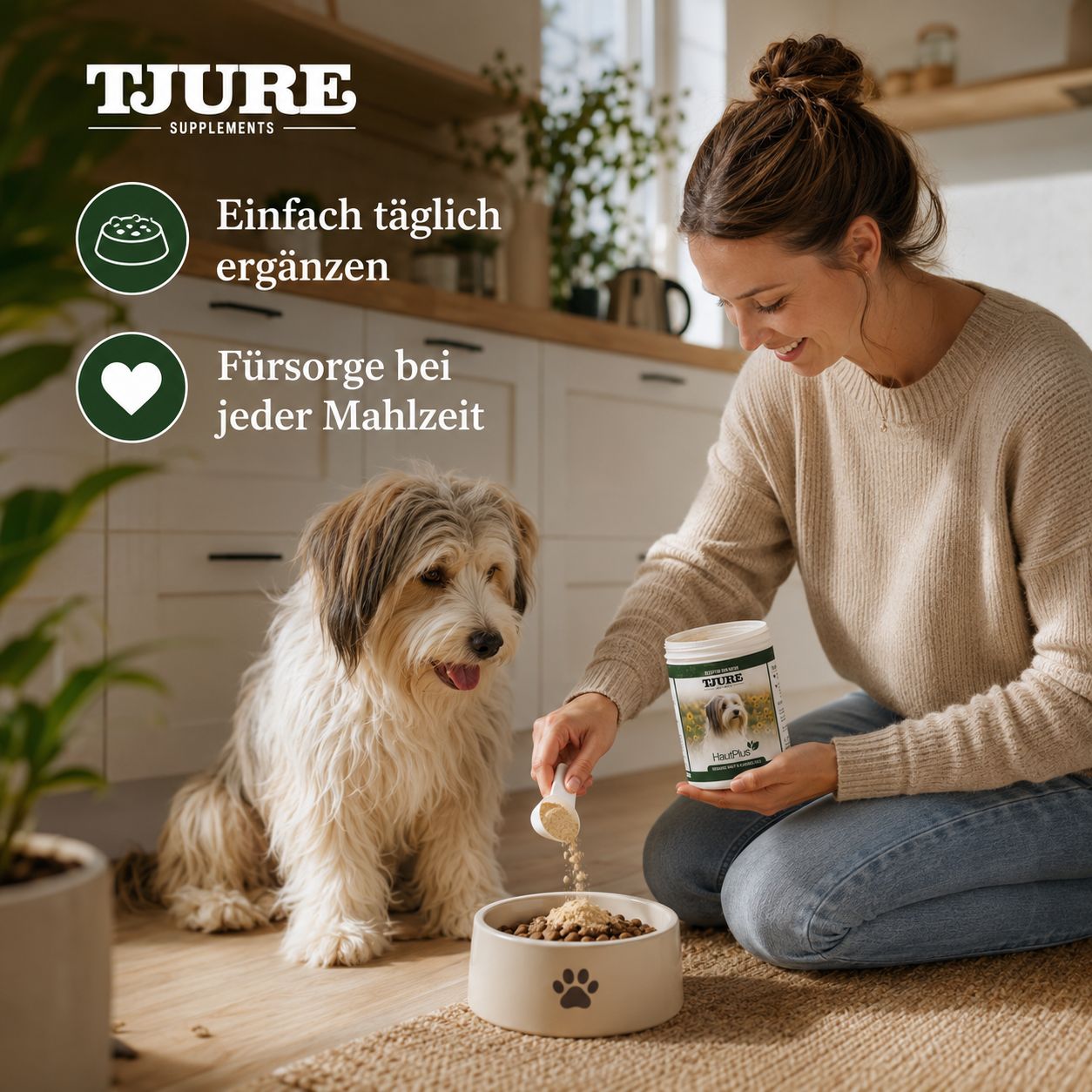 TJURE - Haut Plus 500 g | bei Haut- und Fellproblemen | mit Omega-3/ Omega-6 Fe