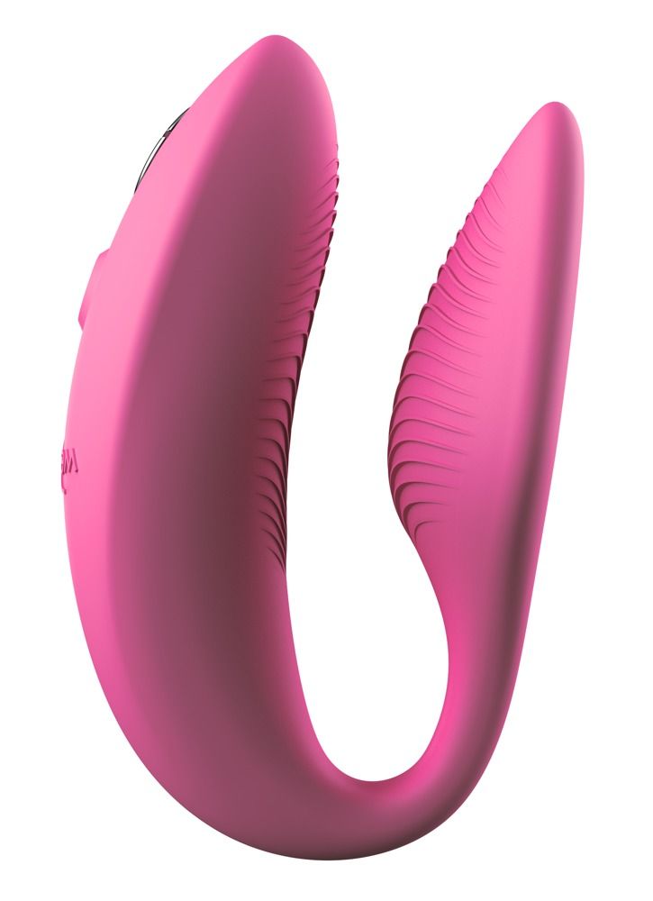 Pinker We-Vibe Sync2 Vibrator, Rückansicht.