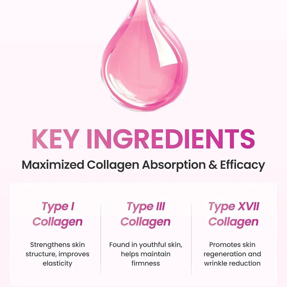 YADAH Collagen Dual Lift Serum: drei Arten von Kollagen und ihre Vorteile.