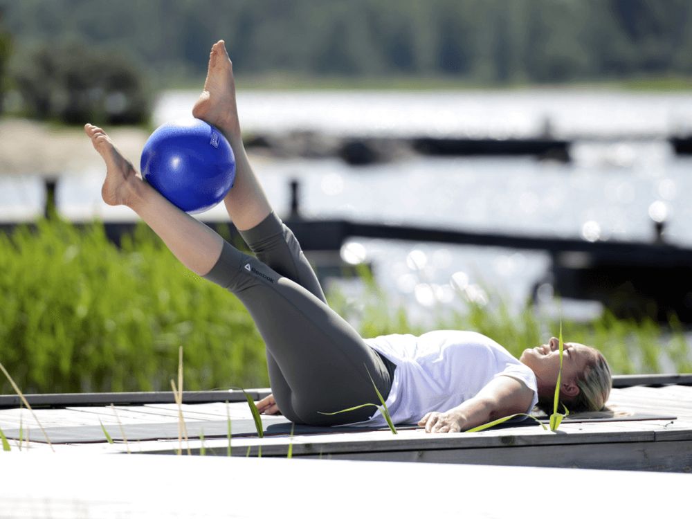 SISSEL® Pilates Soft Ball blau, Ø 26 cm