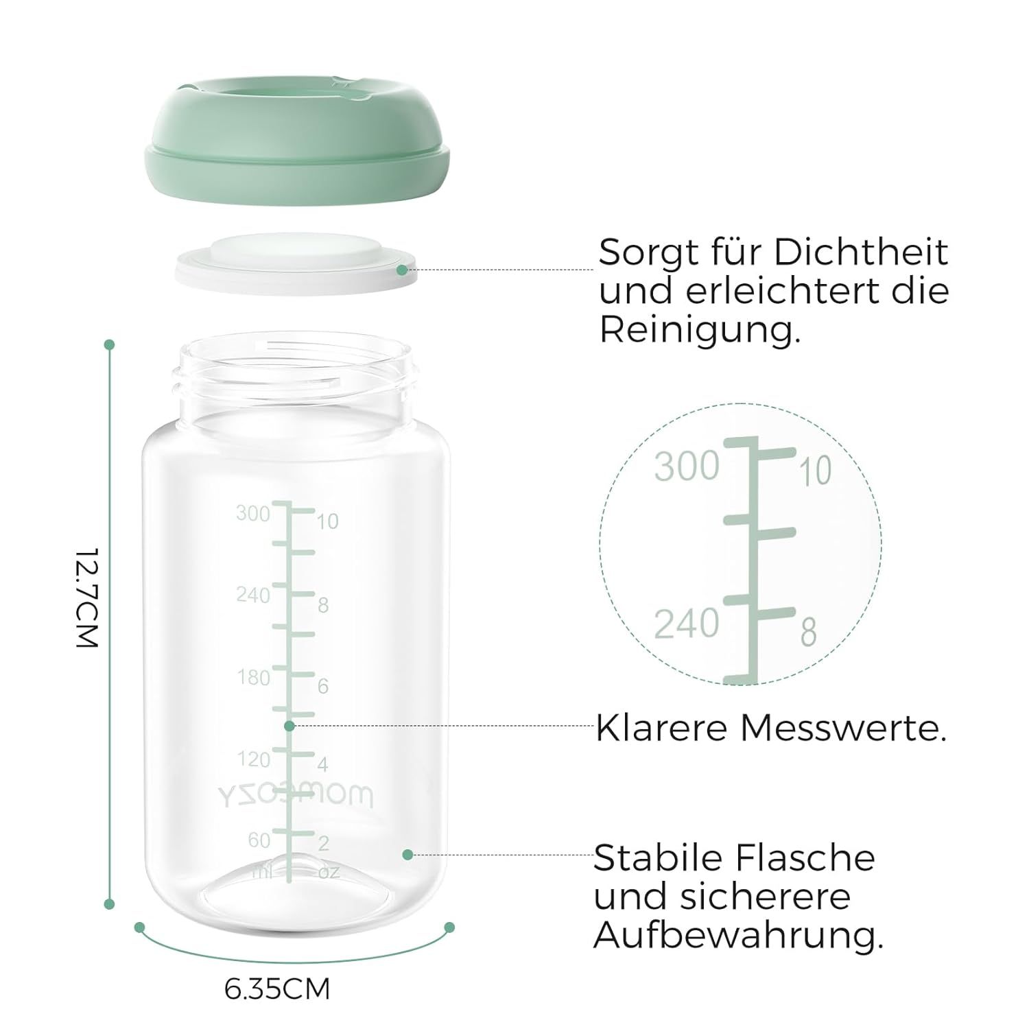 Momcozy Natürliche Baby Bottle Muttermilch Bewahrung