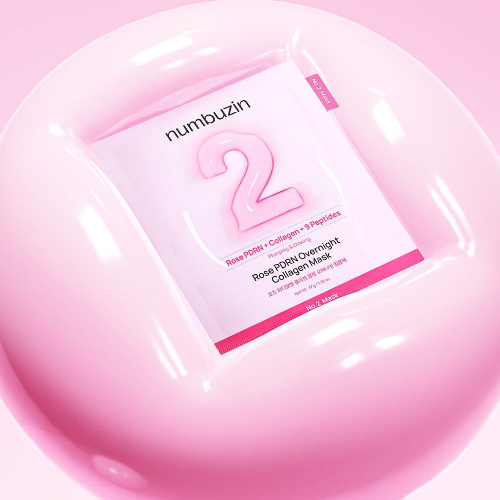 NUMBUZIN Nr.2 Rose PDRN Overnight Collagen Hydrogel-Maske