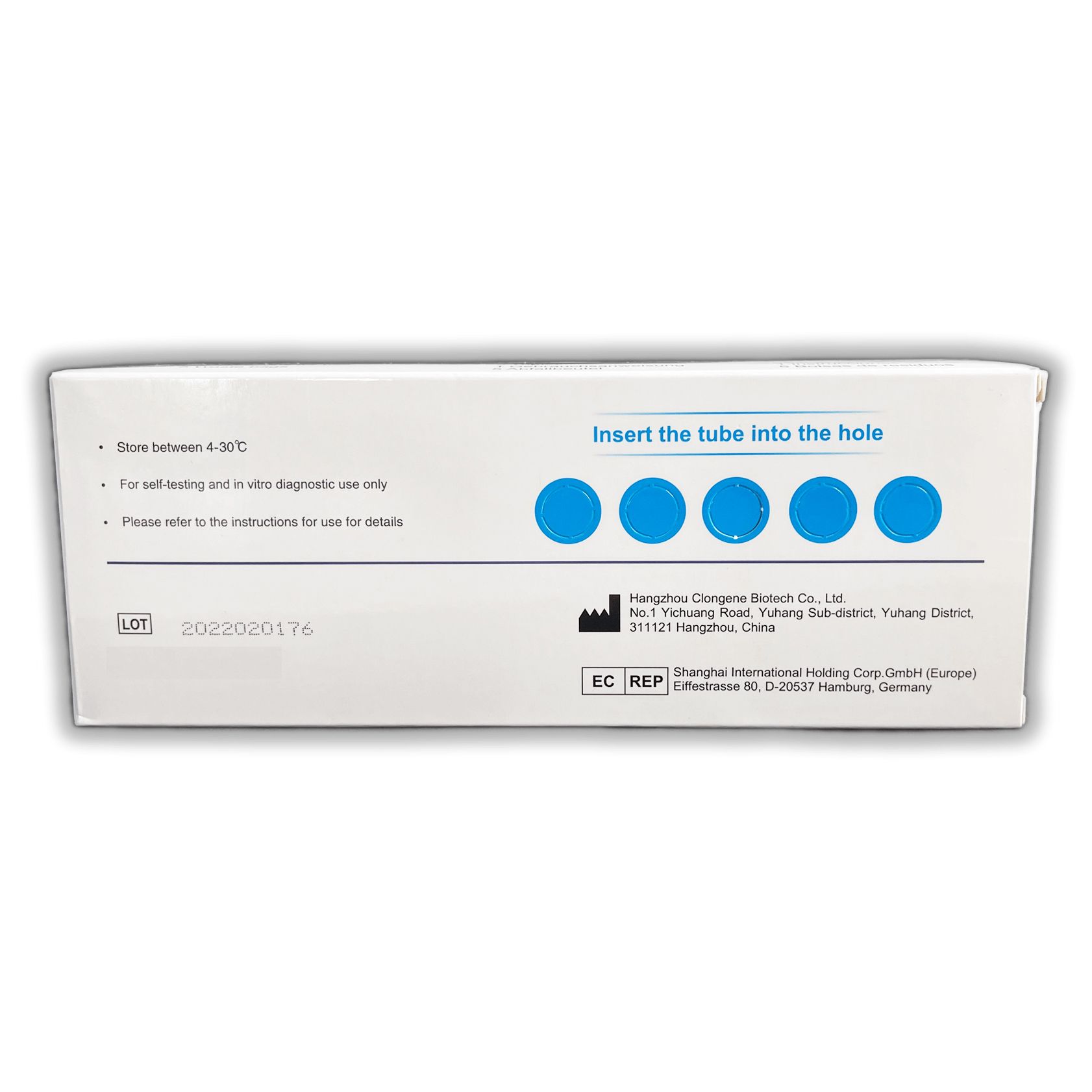 Clungene® LAIEN Antigen Test - COVID-19 Schnelltest (Nasal Swab) - CE 1434 (5 Stück)