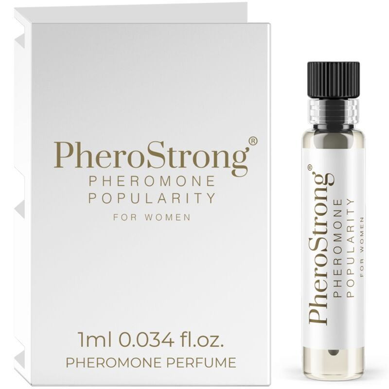 PheroStrong Pheromon-Parfüm für Frauen, 1ml. Inklusive Verpackung und Duftprobe.