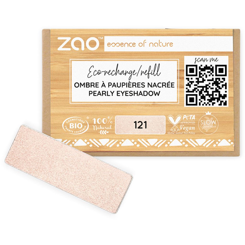 ZAO MAKE UP EYESHADOW PEARLY RECHTECKIG