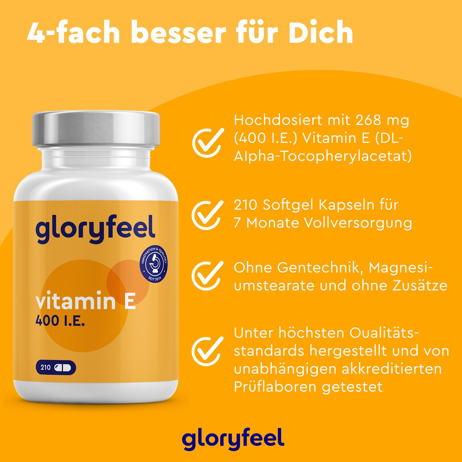 gloryfeel® Vitamin E Kapseln