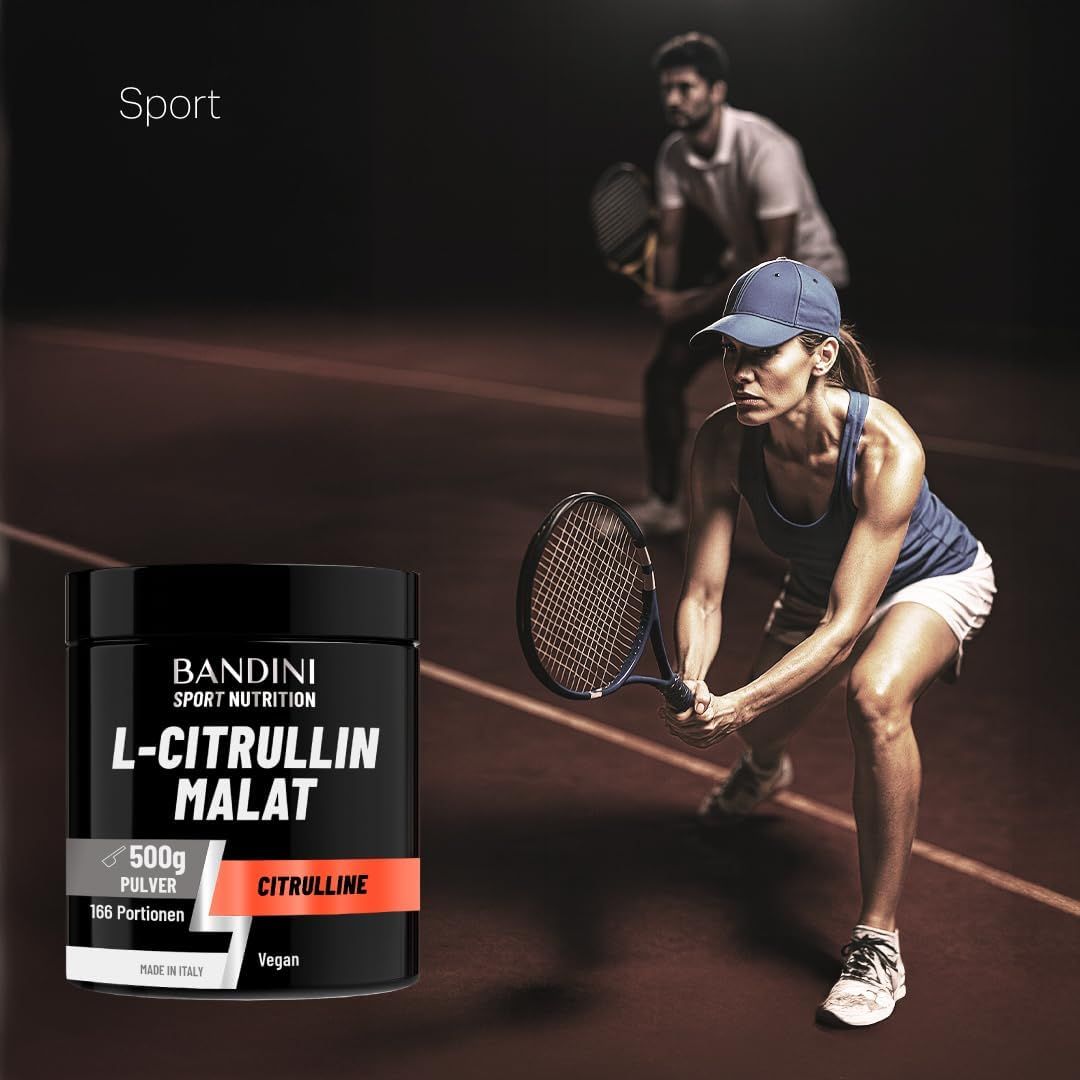 Bandini L-Citrullin Malat Pulver 500g, 166 Portionen, vegan.