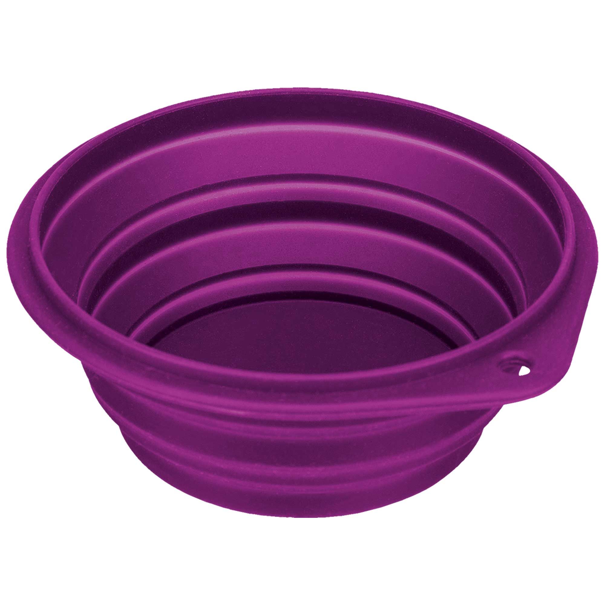 Silikon Faltnapf  - Durchm. 18 cm - ideal für unterwegs für Futter und Wasser Näpfe