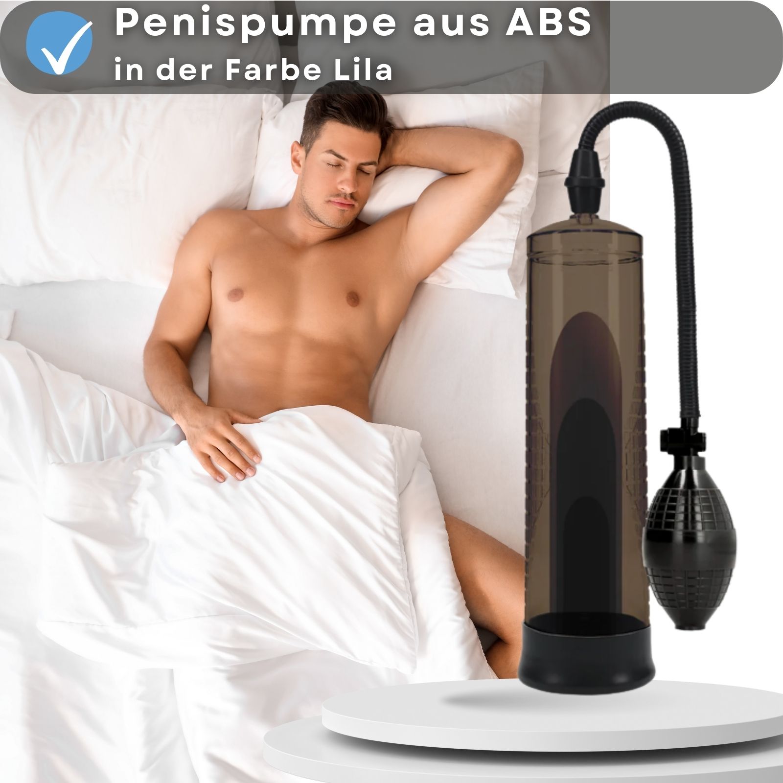 Lovelyness - Penispumpe mit Pumpball - Schwarz