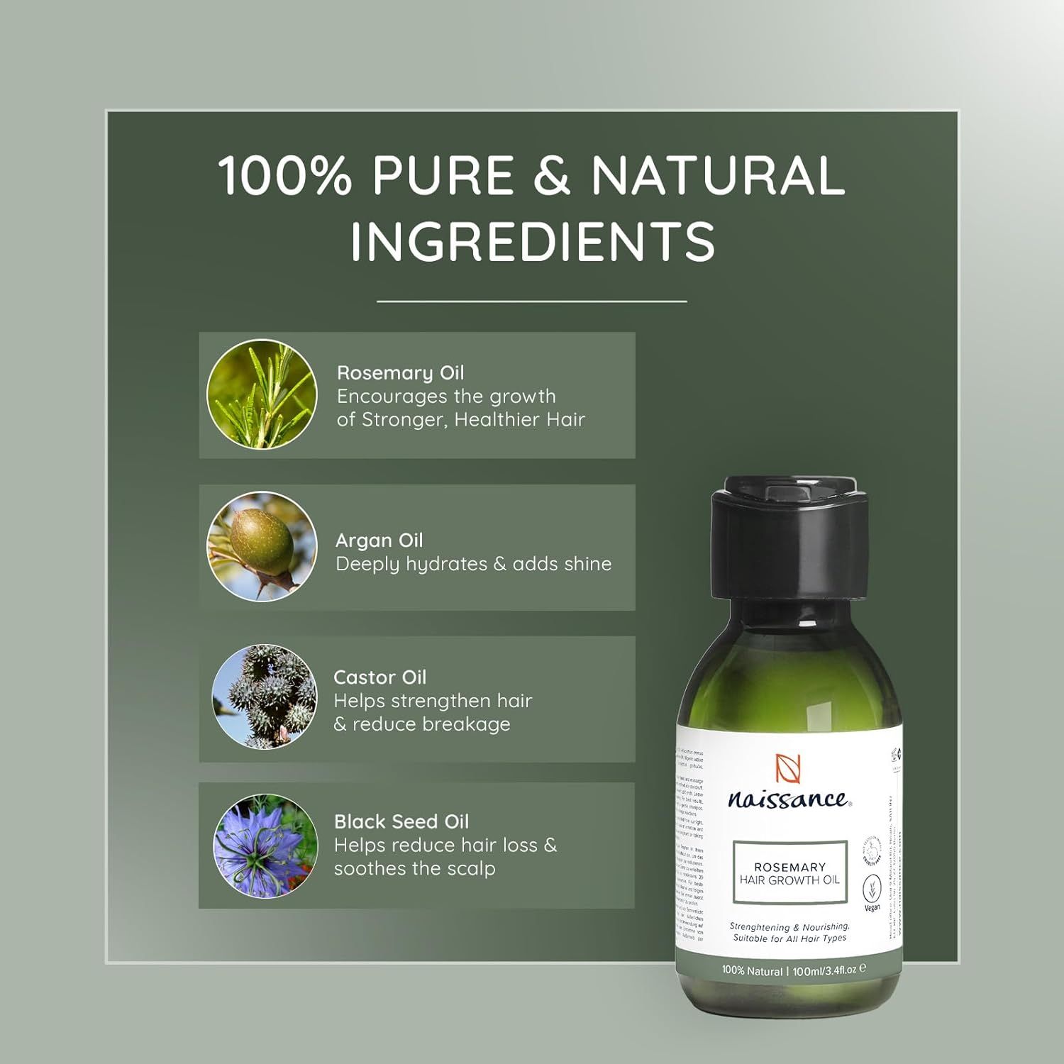 Naissance Rosmarin Haarwuchsöl